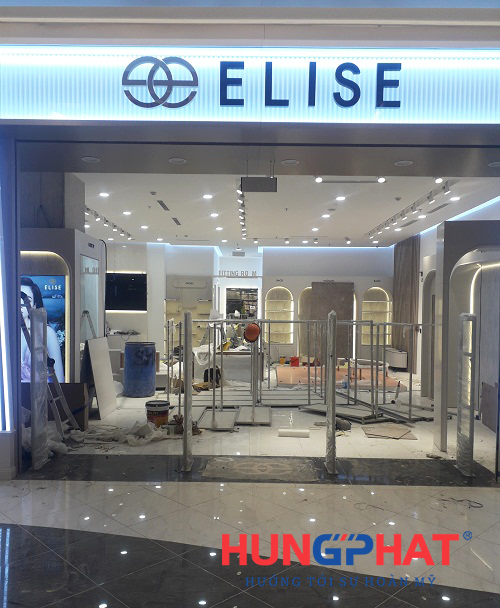 Lắp đặt 4 bộ cổng từ S2028 cho thời trang Elise tại Aeon mall, Hà Đông 1