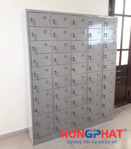 Tủ locker 50 ngăn để điện thoại tại 1B Nguyễn Tri Phương