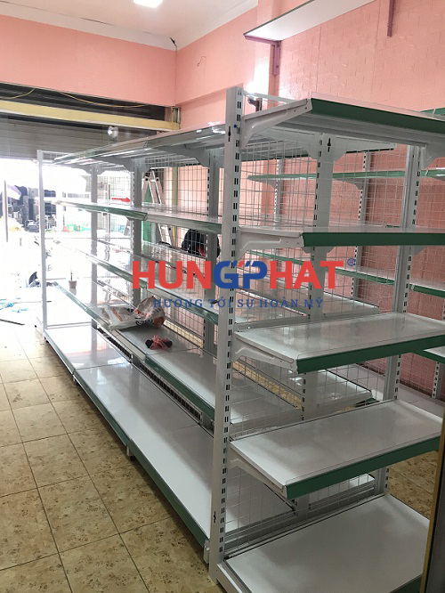 Lắp đặt kệ siêu thị tại 75 Định Công, Hoàng Mai, Hà Nội 2
