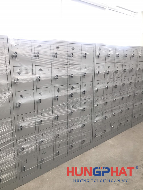Phân phối 5 tủ locker 30 theo yêu cầu tại công ty May Hồng Thái, Quỳnh Phụ- Thái Bình