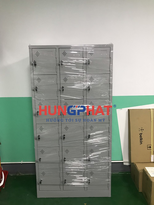 Phân phối tủ sắt locker 18 ngăn tại công ty TNHH In Yaolong Việt Nam