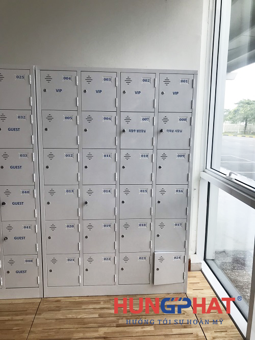 Cung cấp tủ locker 24 ngăn và tủ 36 ngăn tại công ty Dreamtech Bắc Ninh2