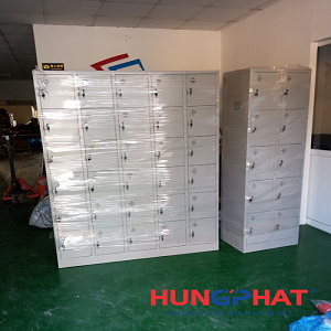 Tủ locker 30 ngăn và 10 ngăn phân phối tại Hưng Yên