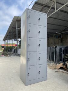 Phân phối tủ locker 10 ngăn 2 cột cho khách hàng tại Hải Dương