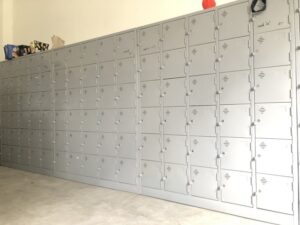 60 tủ locker 30 ngăn phân phối cho CT may mặc Hoa Lợi Đạt, Quảng Ninh