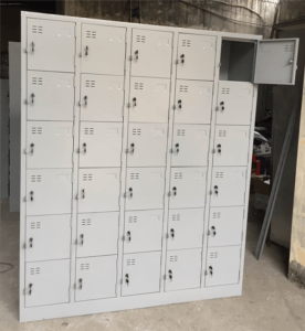 Mẫu tủ locker sắt 30 ngăn được đánh giá cao tại Nội thất Hưng Phát