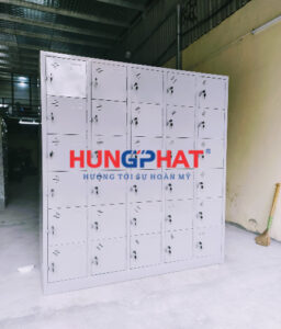 Cung cấp tủ locker 30 ngăn thêm khay tại KCN Yên Phong Bắc Ninh