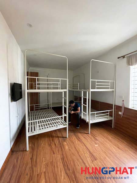 Giường tầng sắt cho ký túc xá công nhân